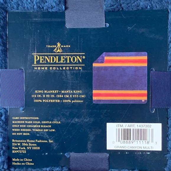 Pendleton ~ King Grand Canyon Sherpa Blanket - Picture 5 of 6